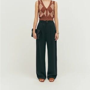 Reformation Petites Mason Pant Black - Size 0P